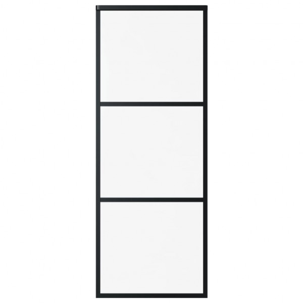 Puerta corredera con herrajes ESG vidrio y aluminio 76x205 cm M 4