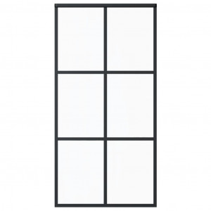 Porta deslizante c/ conj ferragens 102x205cm vidro ESG/alumínio H