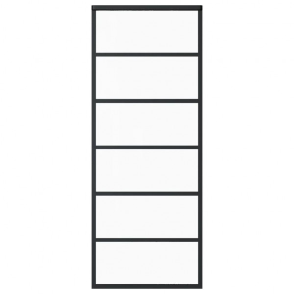 Porta deslizante c/ conj. ferragens 76x205cm vidro ESG/alumínio M 4