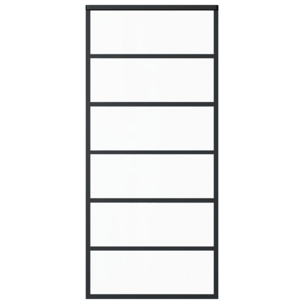 Porta deslizante c/ conj. ferragens 90x205cm vidro ESG/alumínio M 3