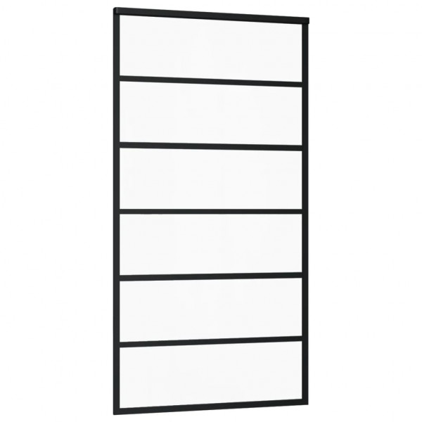 Puerta corredera con herrajes ESG vidrio y aluminio 102x205 cm M 4