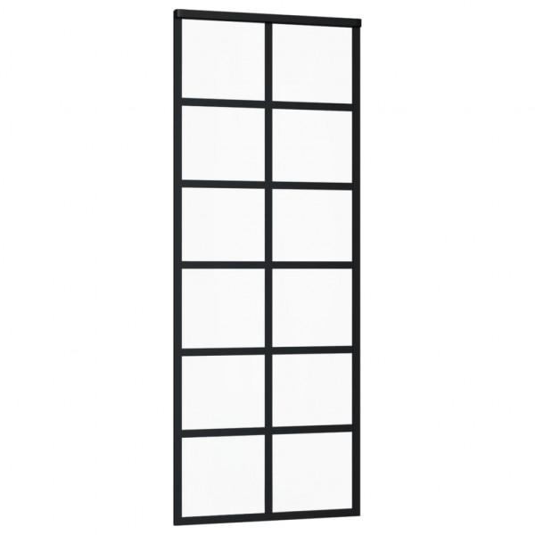 Porta deslizante c/ conj. ferragens 76x205cm vidro ESG/alumínio M 4