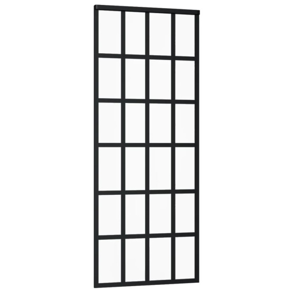 Porta deslizante c/ conj. ferragens 76x205cm vidro ESG/alumínio M 3