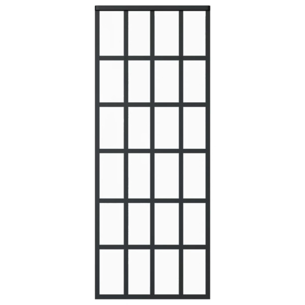 Porta deslizante c/ conj. ferragens 76x205cm vidro ESG/alumínio M 4