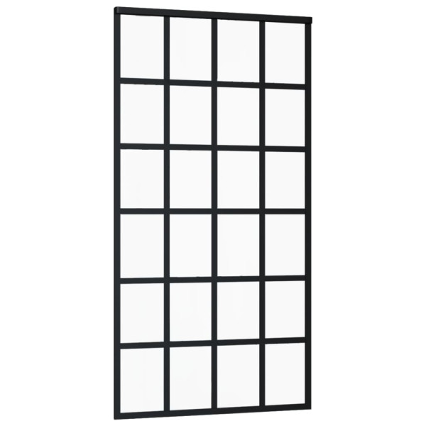 Porta deslizante c/ conj ferragens 102x205cm vidro ESG/alumínio M 3