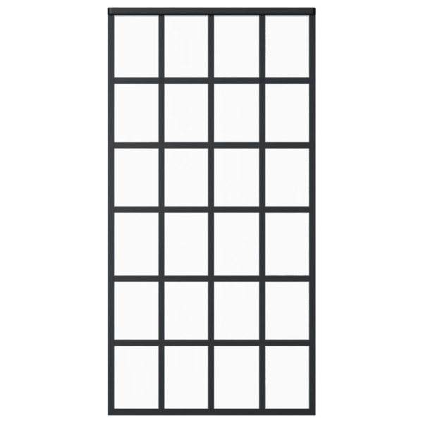 Porta deslizante c/ conj ferragens 102x205cm vidro ESG/alumínio M 4