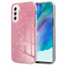 Carcasa COOL para Samsung G990B Galaxy S21 FE Glitter Rosa 1