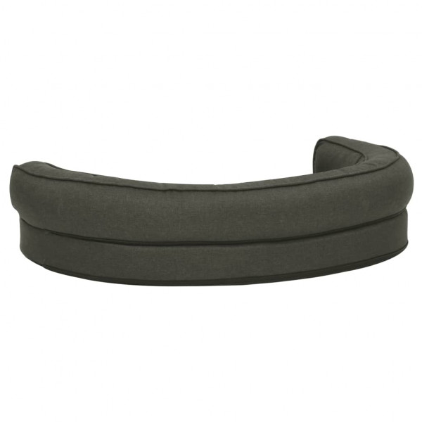 Colchón para cama de perro ergonómico gris oscuro 75x53 cm M 5