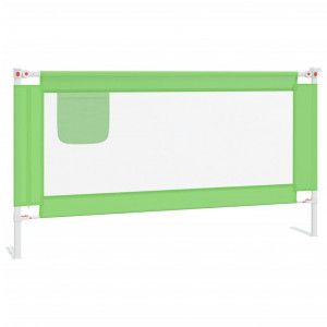 Barra de segurança p/ cama infantil tecido 160x25 cm verde H