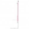 Barandilla de seguridad cama de niño rosa tela 120x25 cm 5