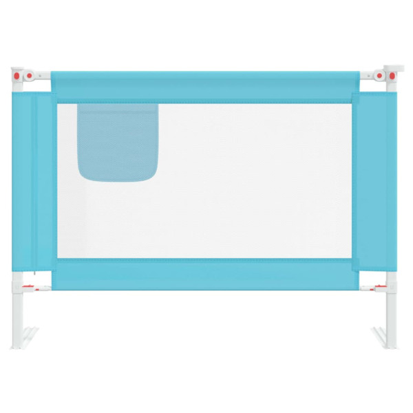 Barra de segurança p/ cama infantil tecido 90x25 cm azul M 3
