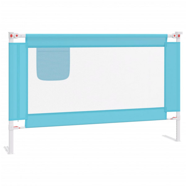 Barandilla de seguridad cama de niño azul tela 120x25 cm M 2