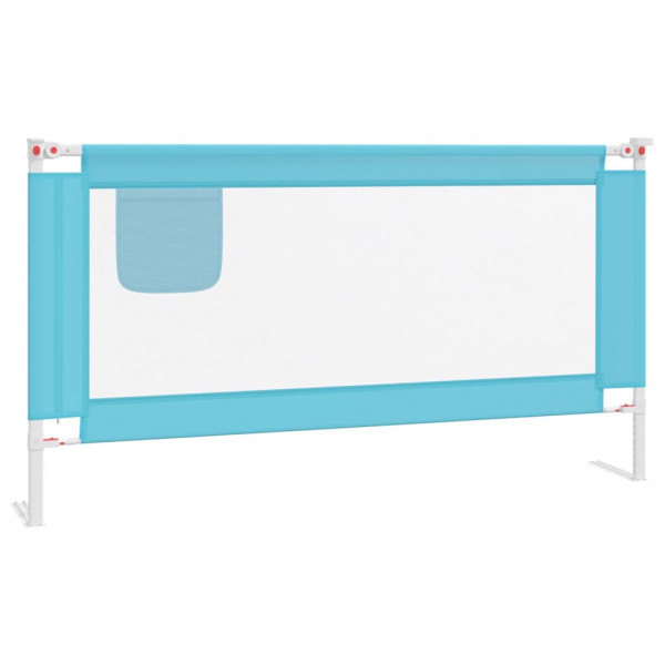 Barra de segurança p/ cama infantil tecido 160x25 cm azul M 2