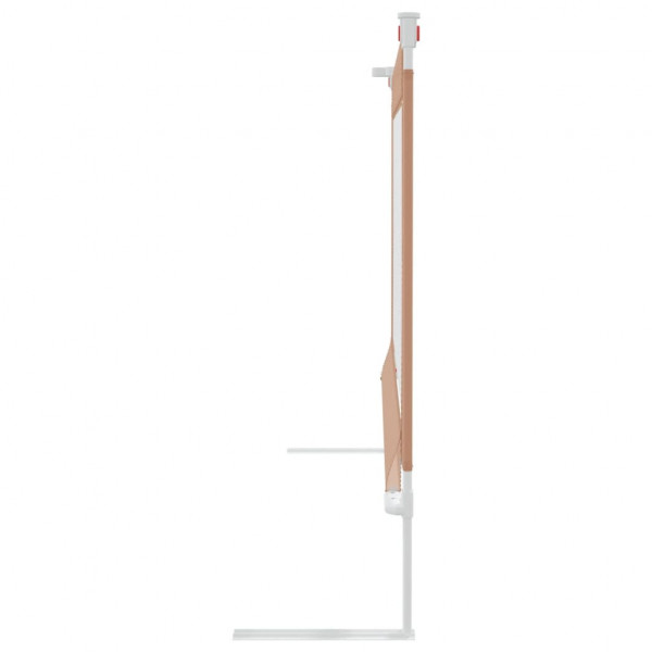 Barandilla de seguridad cama de niño gris taupe tela 200x25 cm M 5