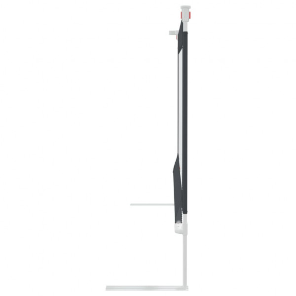 Barandilla de seguridad cama de niño tela gris oscuro 90x25 cm M 5