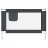 Barra segurança p/ cama infantil tecido 100x25 cm cinza-escuro 4
