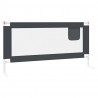 Barra segurança p/ cama infantil tecido 180x25 cm cinza-escuro 3