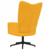 Sillón de relax de terciopelo amarillo mostaza 5