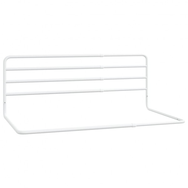 Barandilla de seguridad cama niño blanco hierro (76-137)x55 cm M 2