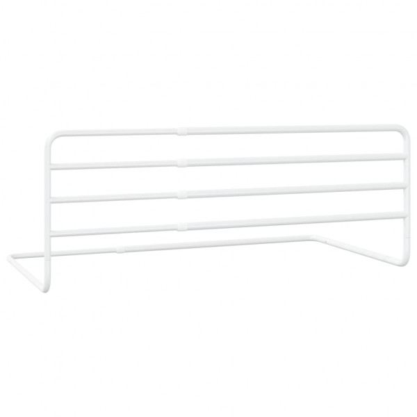 Barandilla de seguridad cama niño blanco hierro (76-137)x55 cm M 5