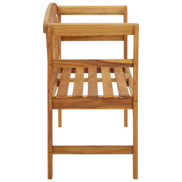 Banco de jardim 114 cm madeira de acácia maciça M 3