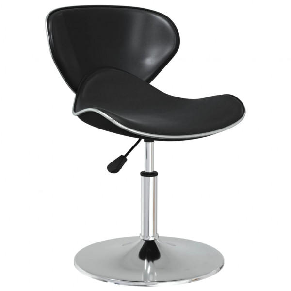 Sillas de comedor 2 unidades cuero sintético negro M 4