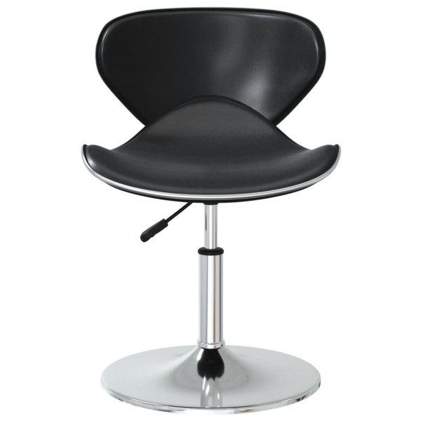 Cadeiras de jantar 2 pcs couro artificial preto M 5