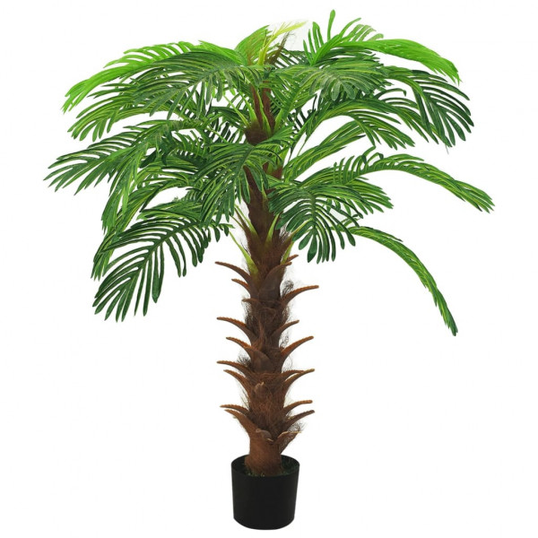 Palmera Cycas artificial con macetero 140 cm verde D