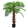 Palmera Cycas artificial con macetero 140 cm verde 1