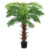 Palmera Cycas artificial con macetero 140 cm verde 2