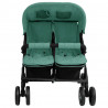 Carrito para gemelos de acero verde 5