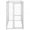 Perrera de exterior de acero galvanizado 110x220x180 cm 2