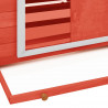 Gallinero madera maciza de abeto rojo y blanco 152x96x110 cm 5