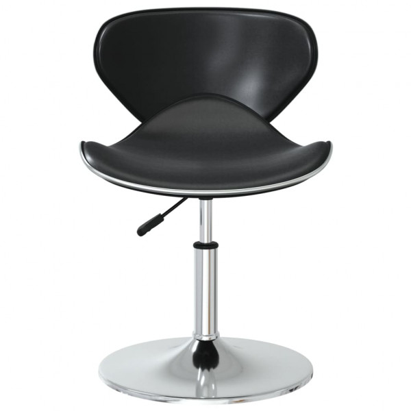 Sillas de comedor 4 unidades cuero sintético negro M 4