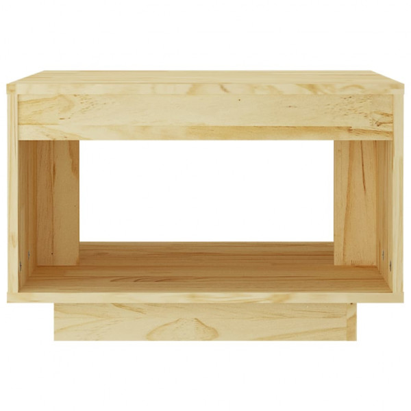 Mesa de centro de madera maciza de pino 50x50x33.5 cm M 5