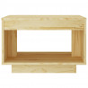 Mesa de centro de madera maciza de pino 50x50x33.5 cm 5