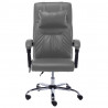 Cadeira escritório c/ função massagem couro artific. antracite 2