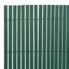 Valla de jardín de doble cara verde 110x300 cm 5