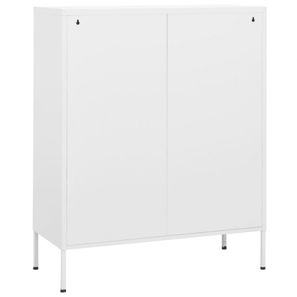 Armário de arrumação aço 80x35x101.5 cm branco M 5