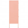 Armário com gavetas aço 80x35x101.5 cm rosa 4