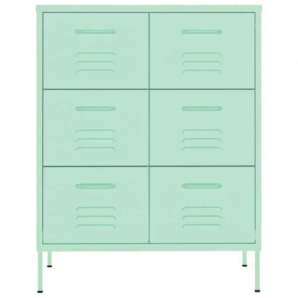 Armario de almacenamiento acero mint 80x35x101.5 cm M 3