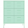 Armario de almacenamiento acero mint 80x35x101.5 cm 3