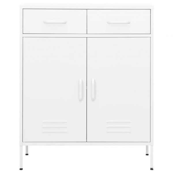 Armário de arrumação aço 80x35x101.5 cm branco M 2