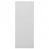 Armario de oficina de acero gris claro 90x40x102 cm 3