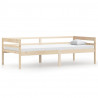 Estrutura de cama 90x200 cm pinho maciço 2