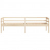 Estructura de cama de madera maciza de pino 90x200 cm 4