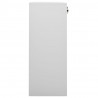 Armario de oficina de acero gris claro 90x40x102 cm 3