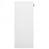 Armário de escritório 90x40x102 cm aço branco 3