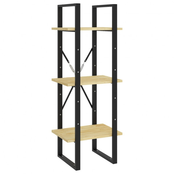 Estante c/ 3 prateleiras 40x30x105 cm pinho maciço M 2