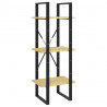 Estante c/ 3 prateleiras 40x30x105 cm pinho maciço 2